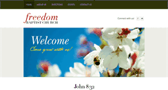 Desktop Screenshot of freedombaptistpa.com